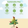 image:imagePlanToys Balancing Boat Wooden Game for Kids Ages 3  Montessori Fine Motor amp Coordination Challenge with Dice Animals amp Boat  EcoFriendly Educational ToyNatural