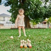 image:imagePlanToys Bowling Set Wooden Montessori Gross Motor Kids Play Toy for Kids  pins ball kids bowling set wooden pieces girls boys movement concentration early math gift preschool learning new