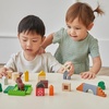 image:imagePlanToys Cityscape Blocks Wooden Montessori Building Imaginative Kids Set  shapes buildings construction toys sorting amp stacking toys girls boys spatial STEM fine motor creative gift preschoolCountry Blocks