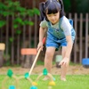image:imagePlanToys Croquet Wooden Outdoor Game for Kids  Montessori Activity for Coordination Strategy amp Team Play  EcoFriendly Educational Lawn Game
