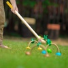 image:imagePlanToys Croquet Wooden Outdoor Game for Kids  Montessori Activity for Coordination Strategy amp Team Play  EcoFriendly Educational Lawn Game
