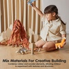 image:imagePlanToys DIY Stegosaurus Wooden Montessori Dinosaur Building Toy  Educational STEM Construction Fine Motor amp Logical Thinking Creative Play Eco Friendly Open Ended Learning ActivityDiy Stegosaurus
