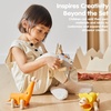 image:imagePlanToys DIY Stegosaurus Wooden Montessori Dinosaur Building Toy  Educational STEM Construction Fine Motor amp Logical Thinking Creative Play Eco Friendly Open Ended Learning ActivityDiy Stegosaurus