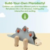 image:imagePlanToys DIY Stegosaurus Wooden Montessori Dinosaur Building Toy  Educational STEM Construction Fine Motor amp Logical Thinking Creative Play Eco Friendly Open Ended Learning ActivityDiy Stegosaurus