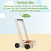 image:imagePlanToys Gear Go Wooden Walker Montessori Push Toy for Toddlers Kids Gift  gear go wooden walker montessori push toy walking balance coordination causeeffect play kids early movement learning