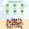 image:imagePlanToys Lower Case Alphabet Wooden Learning Set for Kids Ages 3 ABC Toy  lower case wooden letters montessori alphabet learning literacy letter recognition spelling ages 3 educational preschoolUpper Case Alphabet