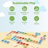 image:imagePlanToys Mood Dominos for Montessori Inspired Social Emotional Learning  Matching Recognition and Expression Activity  Eco Friendly Domino Game for Feelings and Communication