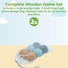 image:imagePlanToys Petanque Wooden Montessori Gross Motor amp Coordination Kids Game  balls target outdoor toys wooden pieces girls boys aim concentration early math gift preschool family interactive