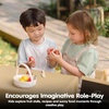 image:imagePlanToys Wooden Berry amp Citrus Basket Montessori Kids Kitchen Play Set  mixing serving knife fruit basket pretend food girls boys fine motor role play imaginative social gift preschool