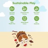 image:imagePlanToys Wooden Build A Face Play Set  Montessori Inspired Social and Emotional Learning Creative Expression and Fine Motor Development Activity  Eco Friendly Wooden Face Building ToyBuild a Face