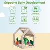 image:imagePlanToys Wooden BuildAGarden Blooming Greenhouse Set Montessori Kids  planting flowers construction toys girls boys imaginative role play spatial problem solving learning gift set preschool