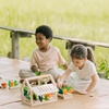 image:imagePlanToys Wooden BuildAGarden Blooming Greenhouse Set Montessori Kids  planting flowers construction toys girls boys imaginative role play spatial problem solving learning gift set preschool