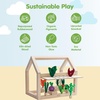 image:imagePlanToys Wooden BuildAGarden Blooming Greenhouse Set Montessori Kids  planting flowers construction toys girls boys imaginative role play spatial problem solving learning gift set preschool