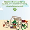 image:imagePlanToys Wooden BuildAGarden Blooming Greenhouse Set Montessori Kids  planting flowers construction toys girls boys imaginative role play spatial problem solving learning gift set preschool