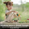 image:imagePlanToys Wooden BuildAGarden Blooming Greenhouse Set Montessori Kids  planting flowers construction toys girls boys imaginative role play spatial problem solving learning gift set preschool