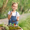 image:imagePlanToys Wooden BuildAGarden Seedling Patch Set Montessori Kids Toy  planting seedlings fruits and vegetables toys pretend food girls boys color recognition fine motor role gift set fun