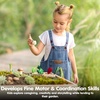 image:imagePlanToys Wooden BuildAGarden Seedling Patch Set Montessori Kids Toy  planting seedlings fruits and vegetables toys pretend food girls boys color recognition fine motor role gift set fun