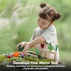 image:imagePlanToys Wooden BuildAGarden Stack amp Sprout Montessori Toy for Kids  stacking sprouting fruits and vegetables toys pretend food girls boys spatial fine motor problem solving gift preschool