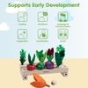image:imagePlanToys Wooden BuildAGarden Stack amp Sprout Montessori Toy for Kids  stacking sprouting fruits and vegetables toys pretend food girls boys spatial fine motor problem solving gift preschool