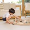 image:imagePlanToys Wooden City Transit Rail amp Road Playset Montessori Kids Building  wooden train toy cars tracks girls boys transport systems imaginative problem solving gift preschool learning cute