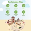 image:imagePlanToys Wooden City Transit Rail amp Road Playset Montessori Kids Building  wooden train toy cars tracks girls boys transport systems imaginative problem solving gift preschool learning cute
