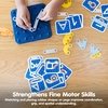 image:imagePlanToys Wooden Creative Learning Board  Montessori Inspired Peg Board for Patterns Letters amp Numbers  Eco Friendly Toy for Logic Creativity amp Fine Motor Skills