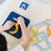 image:imagePlanToys Wooden Creative Learning Board  Montessori Inspired Peg Board for Patterns Letters amp Numbers  Eco Friendly Toy for Logic Creativity amp Fine Motor Skills