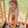 image:imagePlanToys Wooden Farmers Market Mix Basket Montessori Kids Kitchen Play Set  sorting cutting knife fruit basket pretend food girls boys fine motor role imaginative social gift preschool set