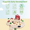 image:imagePlanToys Wooden Fire amp Rescue Roadway Playset Montessori Kids Emergency  fire truck toy toy cars tracks hoses ladder girls boys imaginative fine motor problem solving role gift preschool