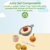 image:imagePlanToys Wooden Fresh Squeeze Juicer Set Montessori Kids Juicing Activity  cutting squeezing serving kids kitchen playset pretend food girls boys fine motor role play social gift set preschool