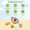 image:imagePlanToys Wooden Fresh Squeeze Juicer Set Montessori Kids Juicing Activity  cutting squeezing serving kids kitchen playset pretend food girls boys fine motor role play social gift set preschool
