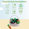 image:imagePlanToys Wooden Fresh Veggie Basket Toy Montessori Kids Market Play Set  sorting fruits and vegetables toys pretend food girls boys fine motor role social imaginative gift preschool set fun