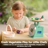 image:imagePlanToys Wooden Garden Fresh Basket Montessori Pretend Kids Kitchen Set  cutting sorting knife fruit basket pretend food girls boys fine motor role imaginative social gift preschool set