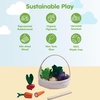 image:imagePlanToys Wooden Garden Fresh Basket Montessori Pretend Kids Kitchen Set  cutting sorting knife fruit basket pretend food girls boys fine motor role imaginative social gift preschool set