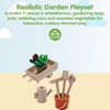 image:imagePlanToys Wooden Garden Wheelbarrow Toy Set Montessori Kids Outdoor Play  planting carrying cart outdoor toys girls boys imaginative role fine motor creative learning gift preschool new fun