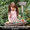 image:imagePlanToys Wooden Garden Wheelbarrow Toy Set Montessori Kids Outdoor Play  planting carrying cart outdoor toys girls boys imaginative role fine motor creative learning gift preschool new fun