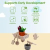 image:imagePlanToys Wooden Garden Wheelbarrow Toy Set Montessori Kids Outdoor Play  planting carrying cart outdoor toys girls boys imaginative role fine motor creative learning gift preschool new fun