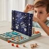 image:imagePlanToys Wooden Guess My Planet Game for Montessori Inspired Logic and Discovery  Geography Observation and Critical Thinking Activity  Eco Friendly Wooden Planet Matching Game