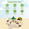 image:imagePlanToys Wooden Jungle Explorers Roadway Playset Montessori Kids Adventure  toy cars toy car track animals girls boys imaginative fine motor problem solving nature gift preschool set family fun