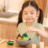 image:imagePlanToys Wooden Little Chef Salad Toy Set Montessori Kids Food Activity  mixing tossing play kitchen accessories pretend food girls boys fine motor role play creative social gift set learning