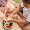 image:imagePlanToys Wooden Little Chef Salad Toy Set Montessori Kids Food Activity  mixing tossing play kitchen accessories pretend food girls boys fine motor role play creative social gift set learning
