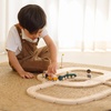 image:imagePlanToys Wooden My First Rail amp Road Toy Set Montessori Building Kids Play  wooden train toy cars tracks girls boys imaginative fine motor problem solving city role gift preschool interactive