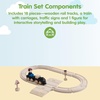image:imagePlanToys Wooden My First Rail amp Road Train Set Montessori Kids Building  wooden train tracks toy cars girls boys imaginative fine motor problem solving gift preschool learning set family fun