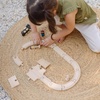 image:imagePlanToys Wooden My First Rail amp Road Train Set Montessori Kids Building  wooden train tracks toy cars girls boys imaginative fine motor problem solving gift preschool learning set family fun