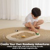 image:imagePlanToys Wooden My First Roadway Toy Set Montessori Kids Building Play  toy cars toy car track girls boys imaginative fine motor problem solving city role gift preschool learning family fun