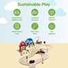 image:imagePlanToys Wooden Neighborhood Roadway Playset Montessori Kids Building Play  toy cars toy car track girls boys city planning imaginative fine motor problem solving gift preschool learning cute