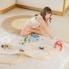 image:imagePlanToys Wooden Neighborhood Roadway Playset Montessori Kids Building Play  toy cars toy car track girls boys city planning imaginative fine motor problem solving gift preschool learning cute