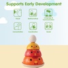 image:imagePlanToys Wooden Nesting Chicken Stacking Toy 5695  Sustainably Made from Rubberwood and NonToxic Paints and Dyes  EcoFriendly PlanWood