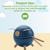image:imagePlanToys Wooden Piggy Bank in Blue  Montessori Inspired Coin Bank for Early Saving and Practical Life Skills  Eco Friendly Wooden Money Bank for Home and Playroom Dcor