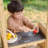 image:imagePlanToys Wooden Rainbow Fiesta Basket Montessori Kids Kitchen Play Set  mixing cutting knife fruit basket pretend food girls boys fine motor role creative imaginative social gift set fun